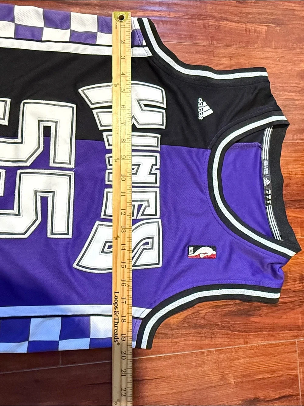 Jason Williams Sacramento Kings #55 Jersey Mens Sz Small Purple/Blk Preowned!